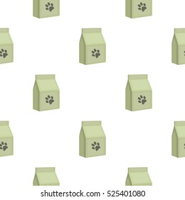 Cat food icon in pattern style isolated on white background. Cat symbol stock vector illustration.