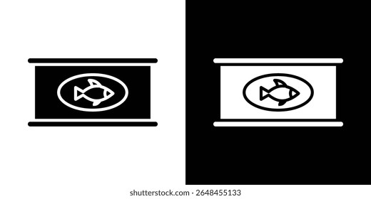 Cat food icon symbol collection. Flat vector stock illustration.
