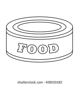 Cat food icon of vector illustration for web and mobile design