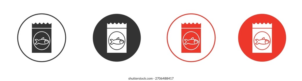 Cat food icon. web vector design