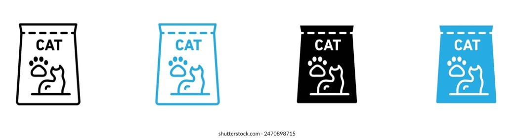 Cat Food Illustration Highlighting Premium Pet Nutrition and Quality Ingredients