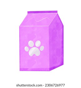 Katzenfutter einzeln, Vektorgrafik