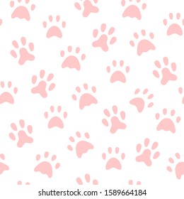 4,839 Pink paw prints pattern Images, Stock Photos & Vectors | Shutterstock