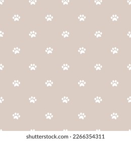 cat footprints seamless pattern, cat paw pattern, cat paw pads