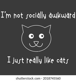 cat funny vector design illustrator poster print