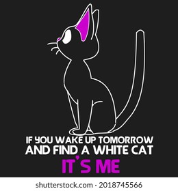 cat funny vector design illustrator poster print