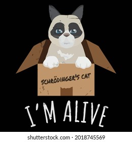 cat funny vector design illustrator poster print
