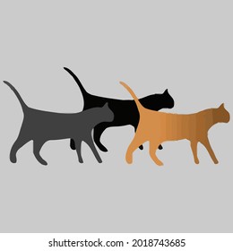 cat funny vector lover dessign