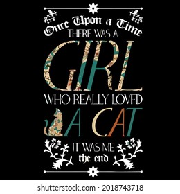 cat funny vector lover dessign