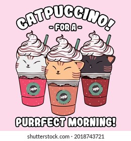 cat funny vector lover dessign