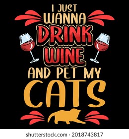 cat funny vector lover dessign