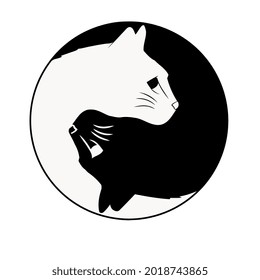 cat funny vector lover dessign