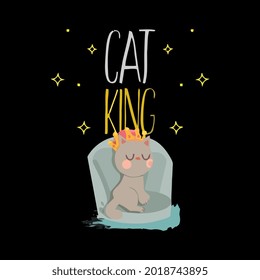 cat funny vector lover dessign