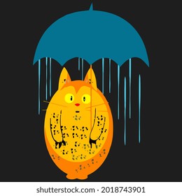 cat funny vector lover dessign