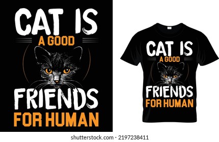 Cat is a good Friends for human