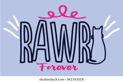 cat graphic for t-shirt