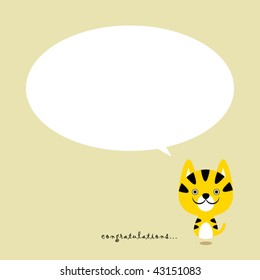 cat greeting card