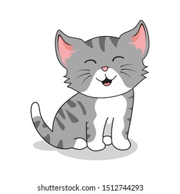 Grey Cat Cartoon Images, Stock Photos 