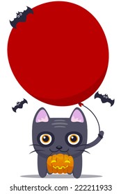 Cat Halloween Balloon