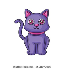 Cat Halloween icon design. Vector design
