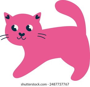 Cat Hand Drawn Vector Illustration