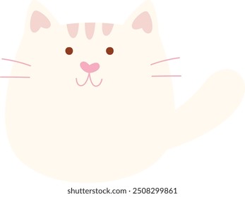 Cat Hand Drawn Vector Illustration