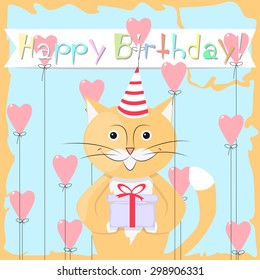 cat happy birthday