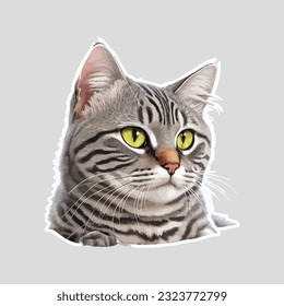 Diseño de vectores de instante feliz de gato