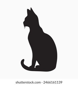 Pegatina de diseño de Vector feliz gato