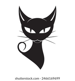 Cat Happy Vector Design Sticker
