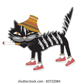 Cat in the hat