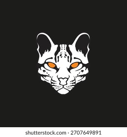 cat head aesthetic vector art