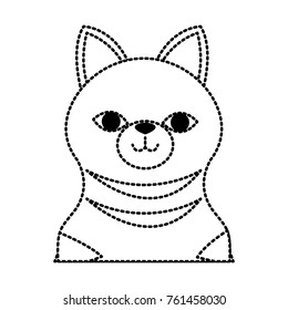Cat head cartoon
