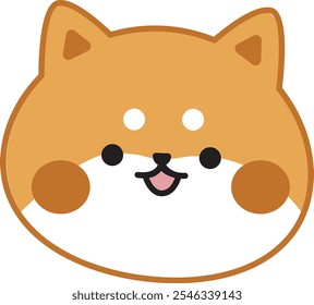 Cat Head cartoon emoji vector illustration