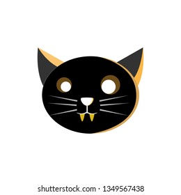 Cat Head Character Illustration Design