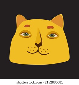 cat head design childroom interiour