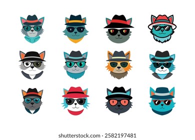 Cat head design vector illustration