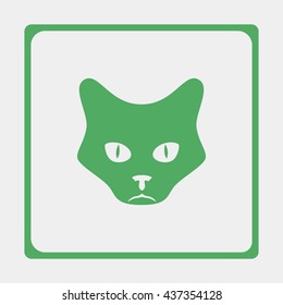 Cat head icon.