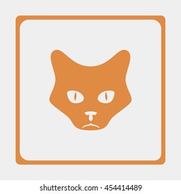 Cat head icon.