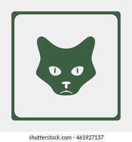 Cat head icon.