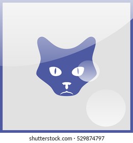 Cat head icon.