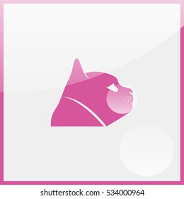Cat head icon.