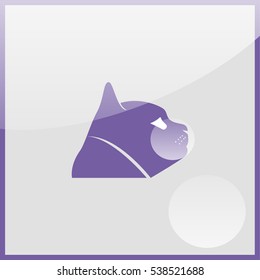 Cat head icon.