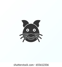 Cat head icon illustration isolated vector sign symbol