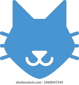 icono de cabeza de gato, icono de gato