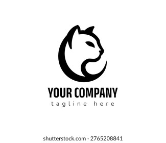 cat head logo icon