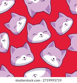 Patrones de cabeza de gato para niños, Anuncios, ropa y texturas