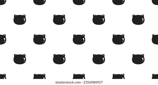 cat head seamless pattern kitten gloss cartoon neko calico vector bubble pet toy breed doodle gift wrapping paper tile background repeat wallpaper illustration design isolated