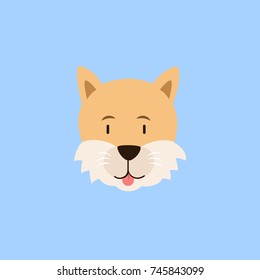 cat head vector , cat face icon