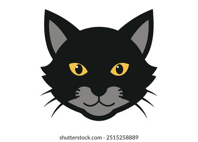 Ilustração do vetor de cabeça de gato
